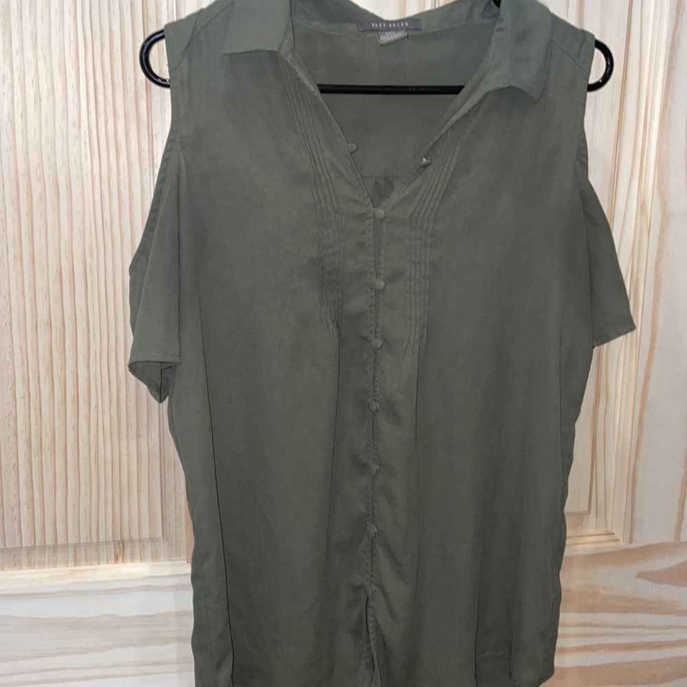 Dark green blouse